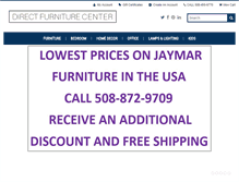 Tablet Screenshot of directfurniturecenter.com